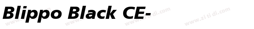 Blippo Black CE字体转换